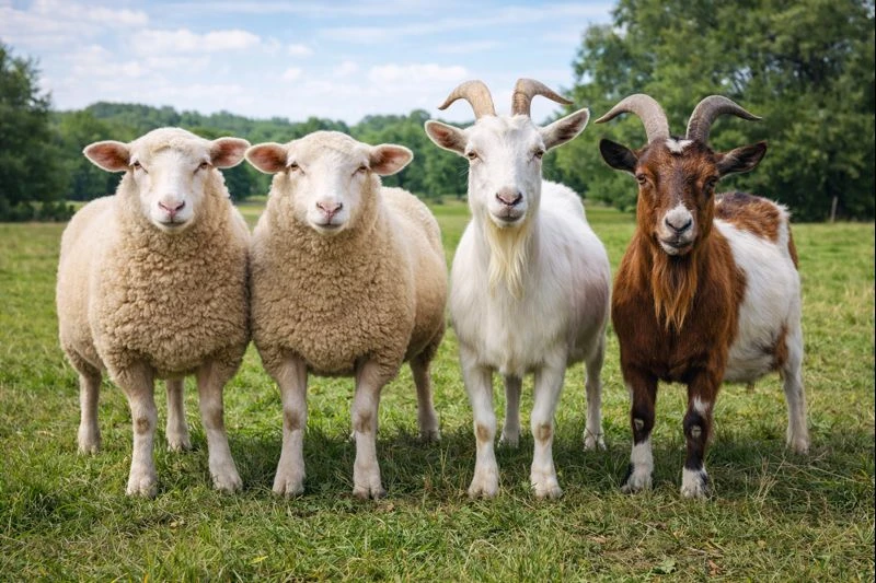 LIVE SHEEP AND GOATS